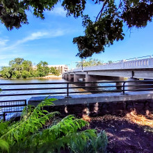 Tom Parker "Jackson St. Bridge, Wisconsin Rapids" Spring 2023