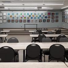 Our All Purpose Room is available for public meetings and serves as a primary space for library programs.